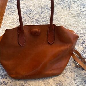 Polo by Ralph Lauren Tan Leather Tote